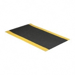 Anti-Fatigue Mat: 60" Length, 36" Wide, 3/8" Thick, Vinyl, Beveled Edge, Light-Duty