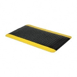 Anti-Fatigue Mat: 60" Length, 36" Wide, 1" Thick, Vinyl, Beveled Edge, Heavy-Duty