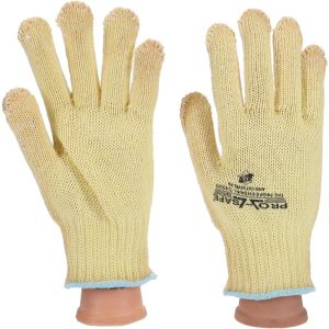 Cut & Abrasion-Resistant Gloves: Size S, ANSI Cut A4, Kevlar