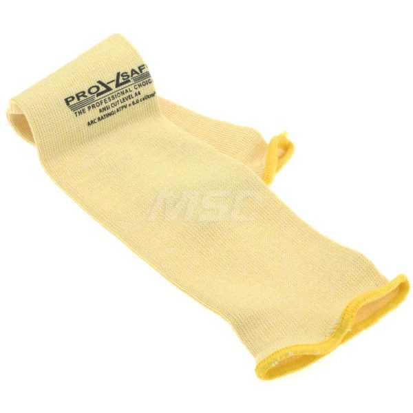 Cut-Resistant Sleeves: Size Universal, ATA, Yellow