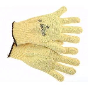 Cut & Abrasion-Resistant Gloves: Size L, ANSI Cut A4, Kevlar