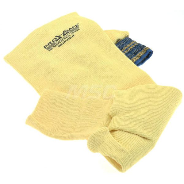 Cut-Resistant Sleeves: Size Universal, ATA, Yellow