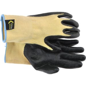 Cut, Puncture & Abrasive-Resistant Gloves: Size 2XL, ANSI Cut A2, ANSI Puncture 1, Nitrile, Kevlar