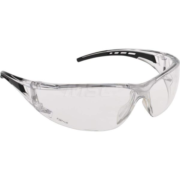 Safety Glass: Anti-Fog & Anti-Scratch, Polycarbonate, Clear Lenses, Frameless
