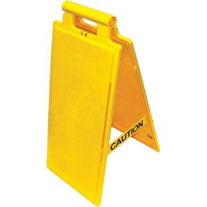 Blank - No Legend, 11" Wide x 24" High, Polypropylene A-Frame Floor Sign