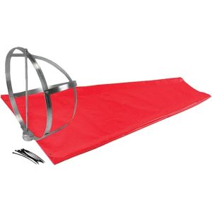 Traffic Flags & Wind Socks; Flag Height (Inch): 24; 24 ; Flag Height: 24 ; Overall Height (Inch): 24 ; Flag Width: 24 ; Overall Height: 24 ; Color: Red