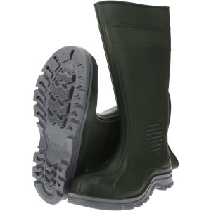 Work Boot: Size 12, 15" High, Polyvinylchloride, Steel Toe