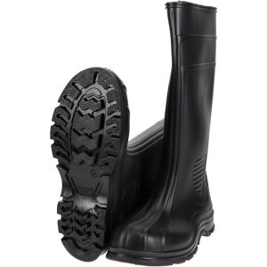 Work Boot: Size 12, 15" High, Polyvinylchloride, Steel Toe