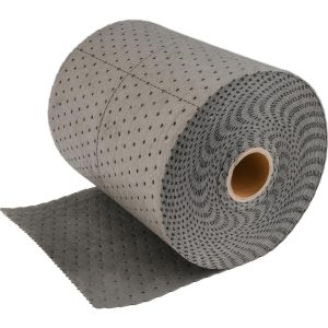 Sorbent Mat: Universal Use, 150' Long, 3' Wide, 42 gal Capacity, Dark Gray