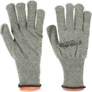 Cut-Resistant Gloves: Size L, ANSI Cut A4, Kevlar