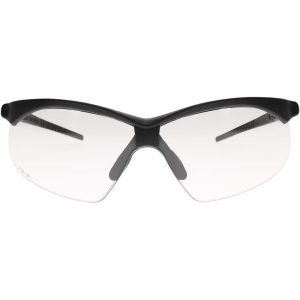 Safety Glass: Scratch-Resistant, Polycarbonate, Clear Lenses, Half-Framed