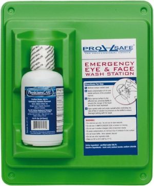 16 oz, Disposable Eyewash Double Station