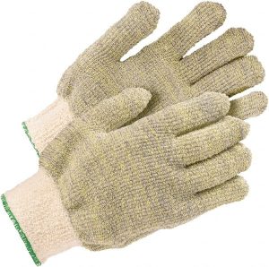 Cut & Abrasion-Resistant Gloves: Size L, ANSI Cut A4, Kevlar