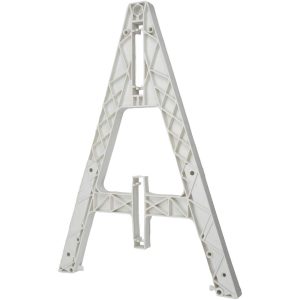 24 Inch Wide x 40 Inch High, Reflective, Plastic A Frame Barricade without Rail
