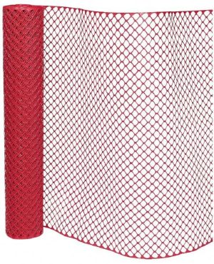 50' Long x 4' High, Orange Reusable Safety Fence