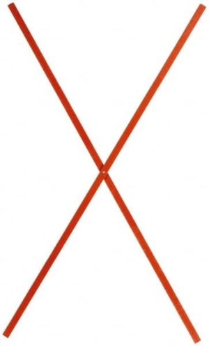 18 Inch Wide x 18 Inch High Vinyl Warning Flag