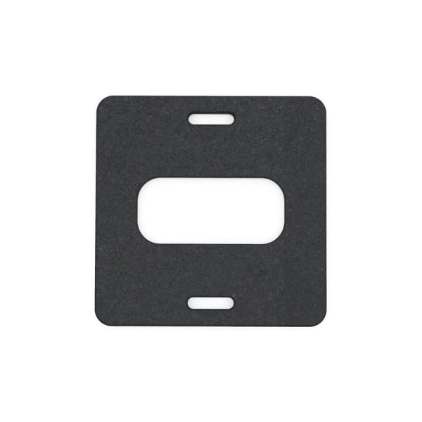 18-1/2" Wide x 1.8" High Rubber Vertical Panel Rubber Base