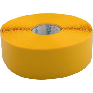 Floor & Aisle Marking Tape: 3" Wide, 100' Long, 50 mil Thick, Polyvinylchloride