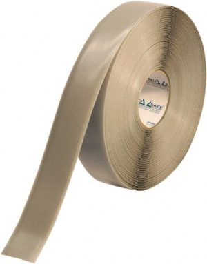Floor & Aisle Marking Tape: 2" Wide, 100' Long, 50 mil Thick, Polyvinylchloride