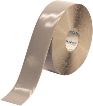 Floor & Aisle Marking Tape: 3" Wide, 100' Long, 50 mil Thick, Polyvinylchloride