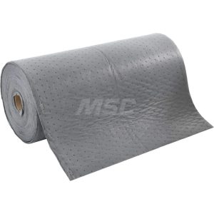 Sorbent Pad: Universal Use, 30" Wide, 150' Long, 50 gal, Gray