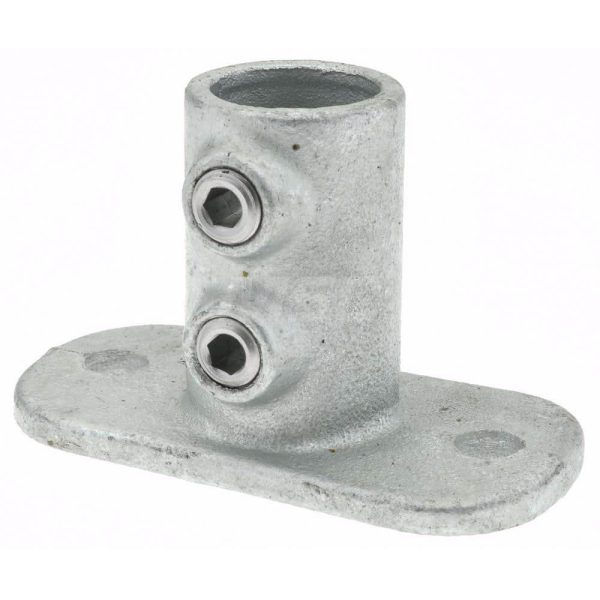 3/4" Pipe, Railing Flange, Malleable Iron Flange Pipe Rail Fitting