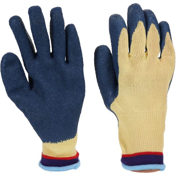 Cut, Puncture & Abrasive-Resistant Gloves: Size 2XL, ANSI Cut A4, ANSI Puncture 4, Kevlar