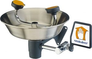Wall Mount, Stainless Steel Bowl, Eye & Face Wash Station