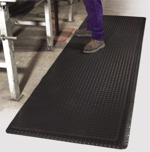 Anti-Static Floor & Table Mat: Electrically Conductive, Vinyl, 75' OAL, 3' OAW
