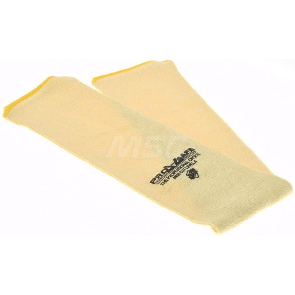 Cut-Resistant Sleeves: Size Universal, ATA, Yellow