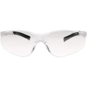 Safety Glass: Scratch-Resistant, Polycarbonate, Clear Lenses, Frameless, UV Protection