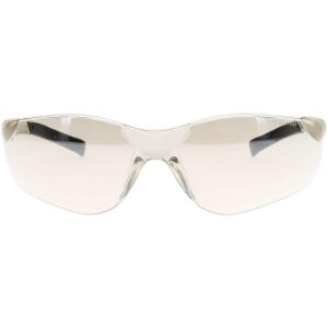 Safety Glass: Scratch-Resistant, Polycarbonate, Clear Lenses, Frameless, UV Protection