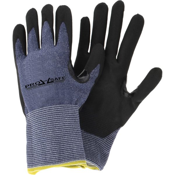 Cut & Puncture Resistant Gloves; Glove Type: Cut Resistant ; Coating Coverage: Palm & Fingers ; Coating Material: Nitrile ; Primary Material: HPPE Blend ; Men's Size: Medium ; Women's Size: Medium