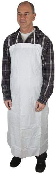 Disposable Bib Apron: White