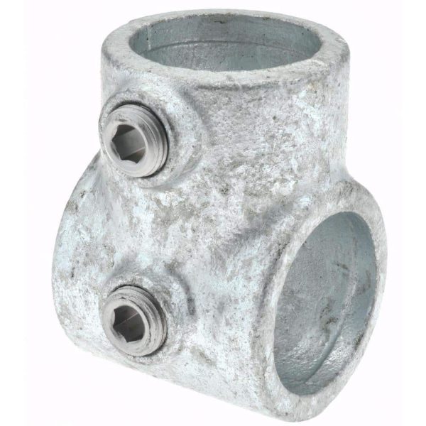 1" Pipe, Single Socket Tee, Malleable Iron Tee Pipe Rail Fitting