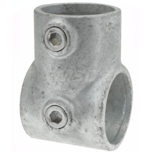 1-1/2" Pipe, Single Socket Tee, Malleable Iron Tee Pipe Rail Fitting