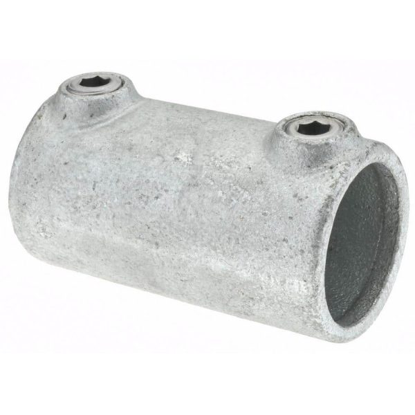 1-1/4" Pipe, Malleable Iron Straight Coupling Pipe Rail Fitting