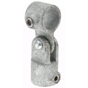3/4" Pipe, Malleable Iron Swivel Socket Pipe Rail Fitting