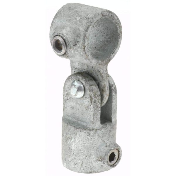 3/4" Pipe, Malleable Iron Swivel Socket Pipe Rail Fitting