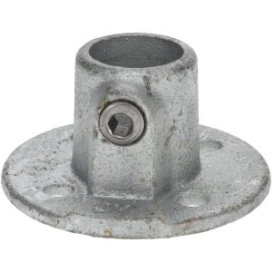 3/4" Pipe, Medium Flange, Malleable Iron Flange Pipe Rail Fitting