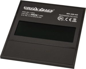 4.6" Wide x 5.35" High, Auto-Darkening Lens