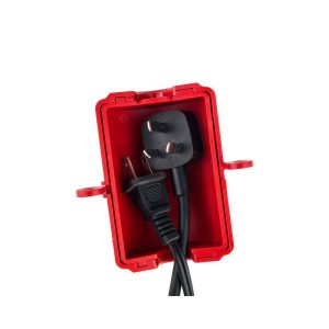 Electrical Equipment Lockouts; Type: Plug Lockout ; Legend: Do Not Operate ; Material: ABS ; Lockout Body Color: Red ; Number Of Circuits: 0 ; Maximum Number of Padlocks: 2