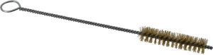 2-1/2" Long x 9/16" Diam Brass Twisted Wire Bristle Brush