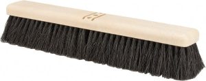 Push Broom: 18" Wide, Tampico Bristle