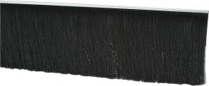 1/2" Back Strip Brush Width, Metal Black Nylon Strip Brush