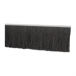 1/2" Back Strip Brush Width, Metal Black Nylon Strip Brush