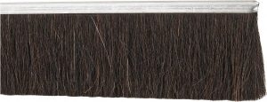 1/2" Back Strip Brush Width, Metal Back Horsehair Strip Brush
