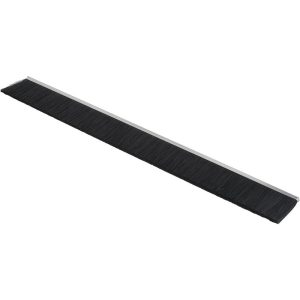 1/2" Back Strip Brush Width, Metal Black Nylon Strip Brush