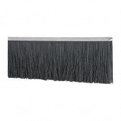 1/2" Back Strip Brush Width, Metal Black Nylon Strip Brush