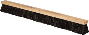 Push Broom: 24" Wide, Polypropylene Bristle